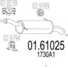MTS 01.61025 End Silencer